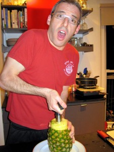 Eric and pineapple
