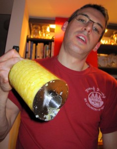 Eric and pineapple