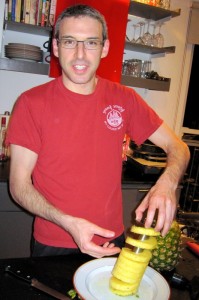 Eric and pineapple