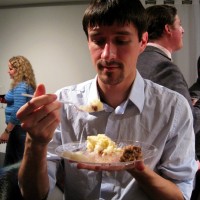 ...but decides to try Haggis!