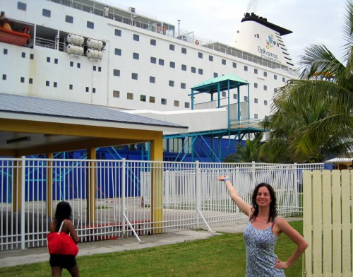 Me and our biiiiig boat, docked in the Bahams! Me and our biiiiig boat, docked in the Bahams!