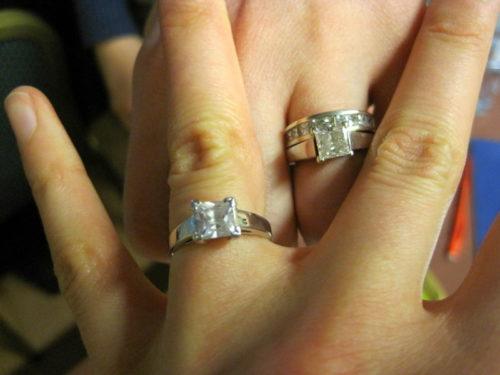 Which is the real diamond and which is $25 crystal?