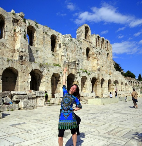 We're in Greece! Oh my gosh!!! We're in Greece! Oh my gosh!!!