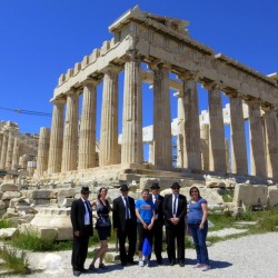 The Blues Brothers at the Parthenon of Athens, Greece
