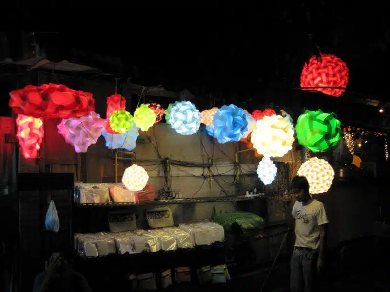 Lanterns for sale in Bangkok.
