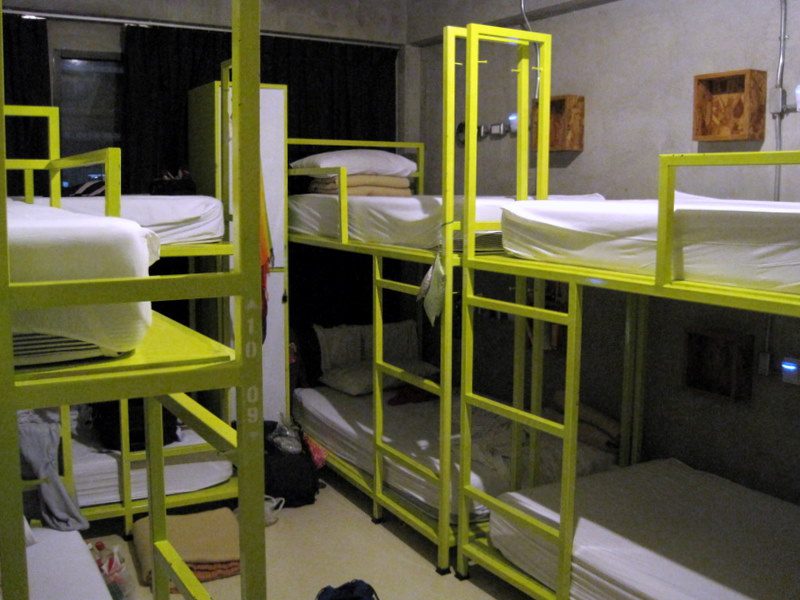 Bunk beds at Lub d Hostel