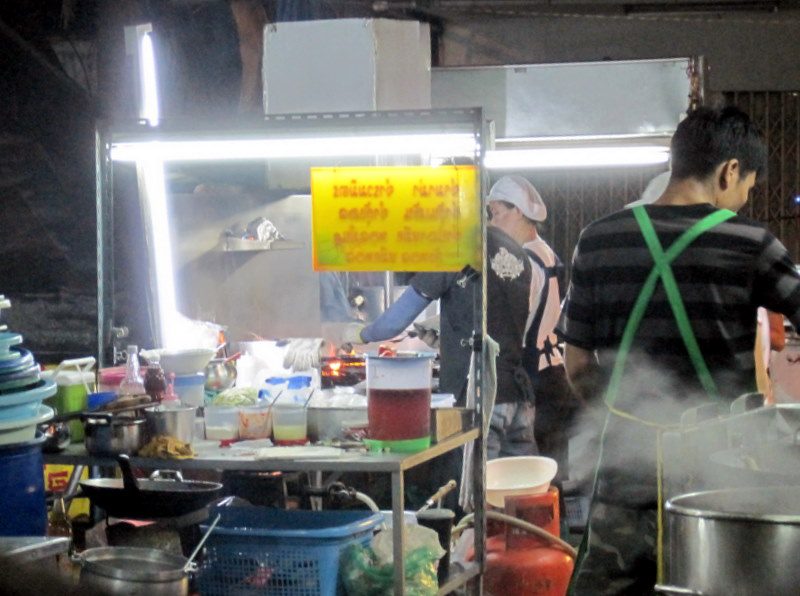 Excellent Bangkok street food.