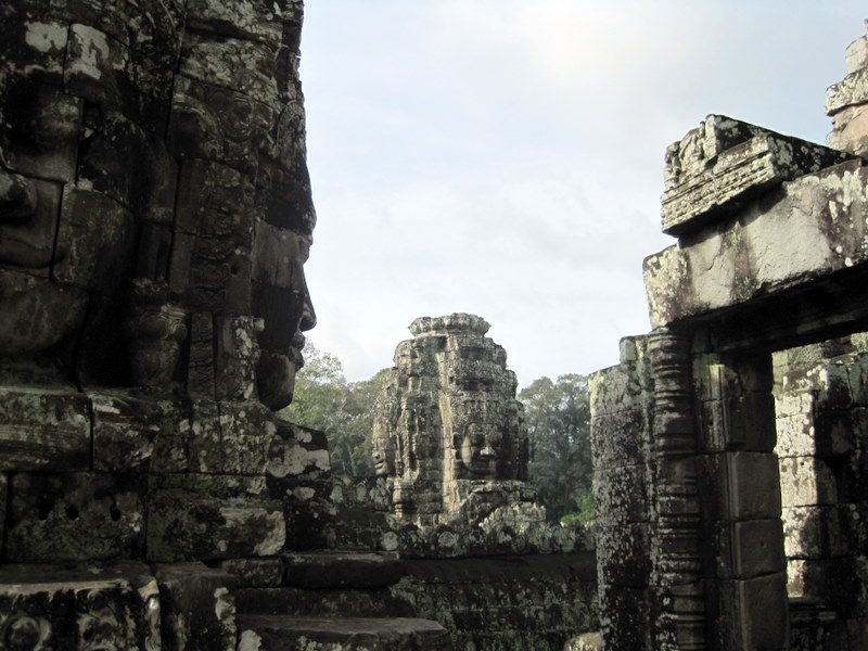 Look closely at the Angkor Wat carvings.