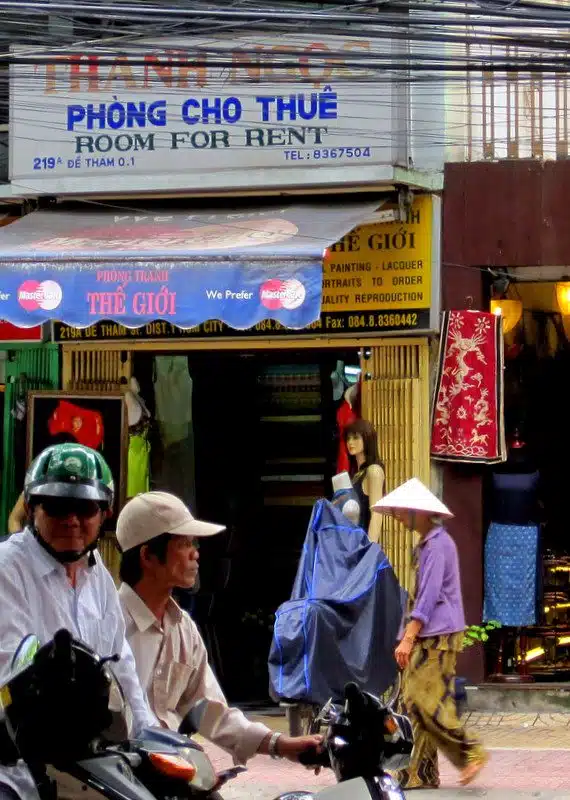 A street scene in Ho Chi Minh City.