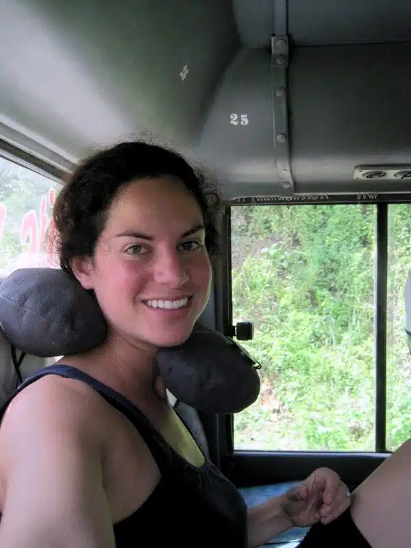 Me on the bus to Dalat.