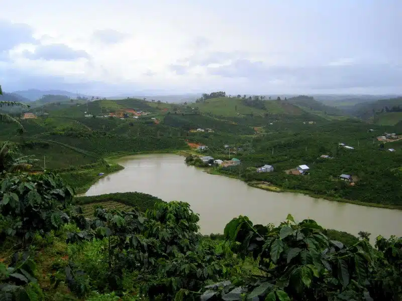 A Central Highlands, Vietnam river.