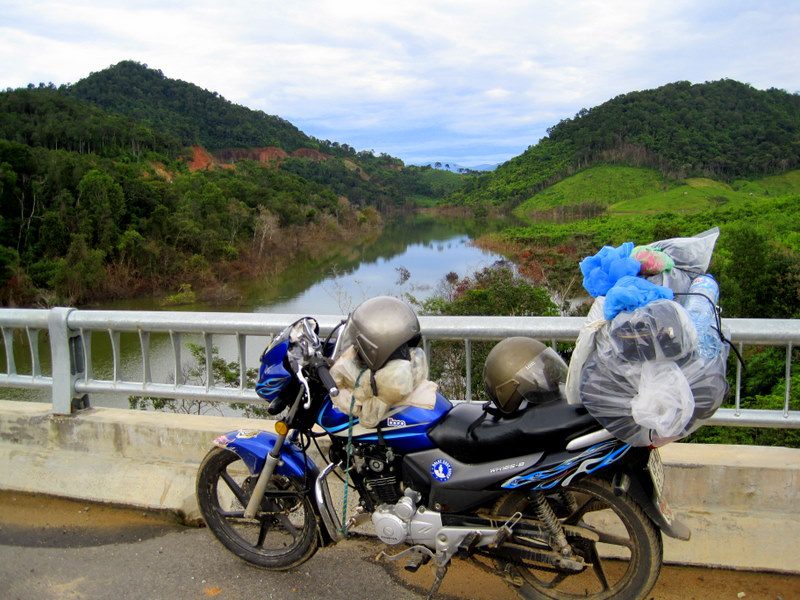 The motorcycle we used to drive through Central Vietnam.