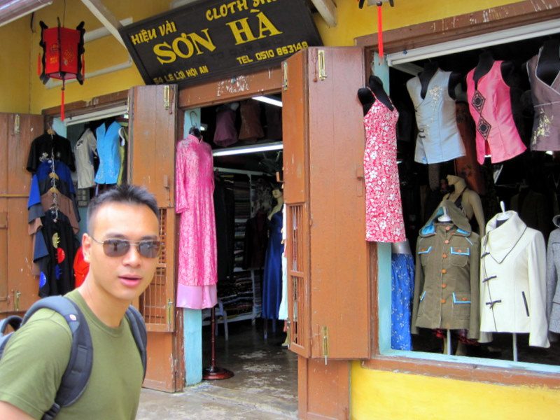 So many clothing stores in Hoi An.