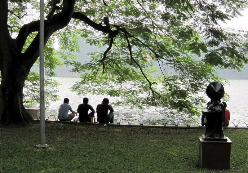 Hanoi lake peace.