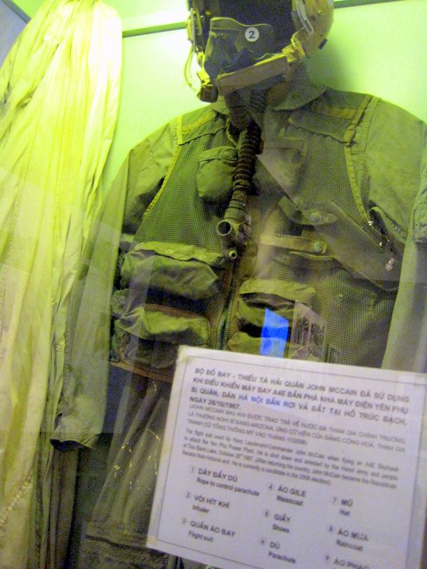 John McCain's combat suit.