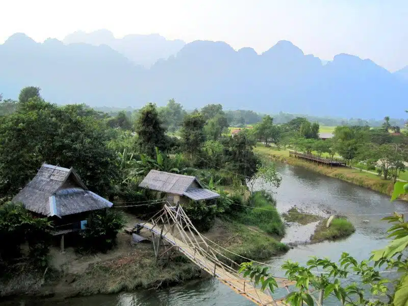 Such a great view of Vang Vieng, Laos!
