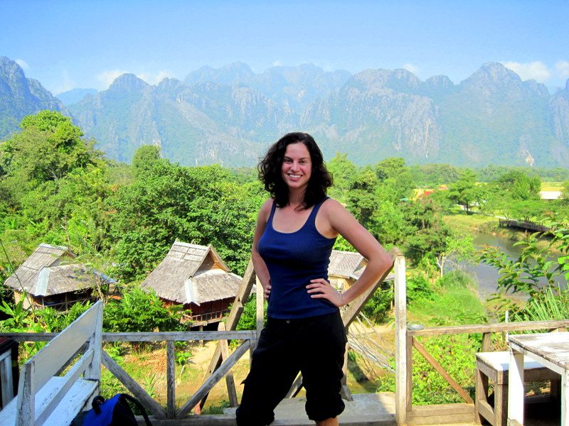 Me during Laos travel.