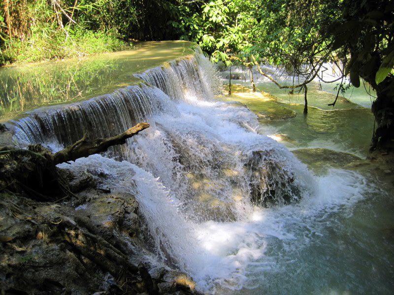 Another Lao waterfall.