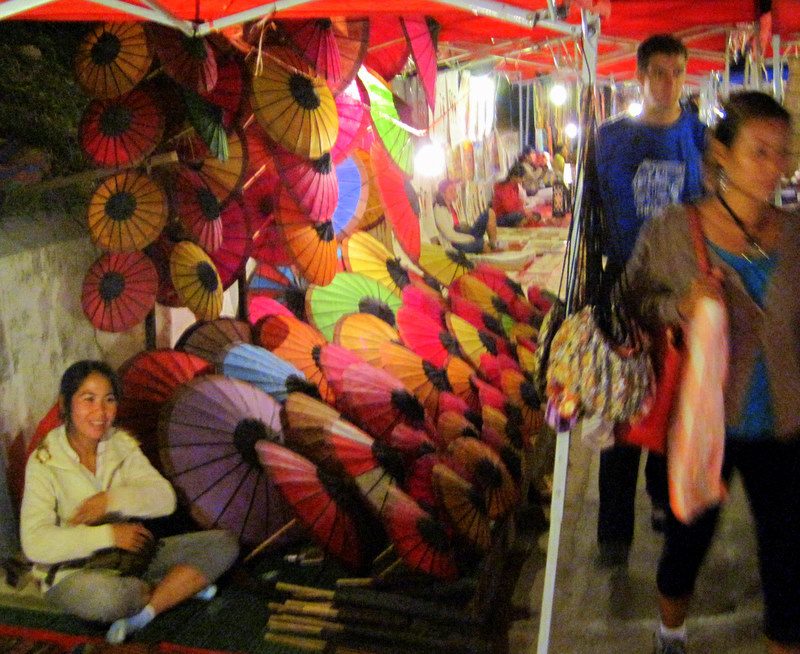Want to buy a parasol in Laos?