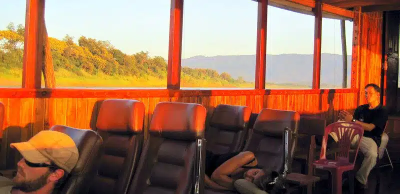 Thank you, golden Mekong boat sun!