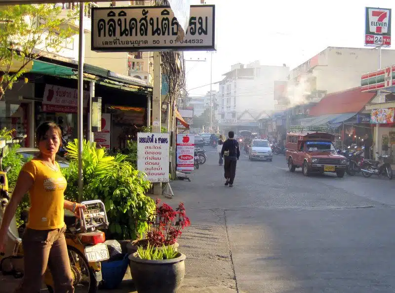 A Chiang Mai street.