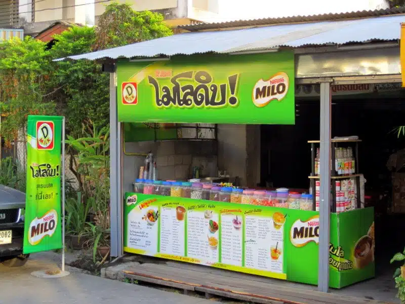 A yummy food shop in Chiang Mai.