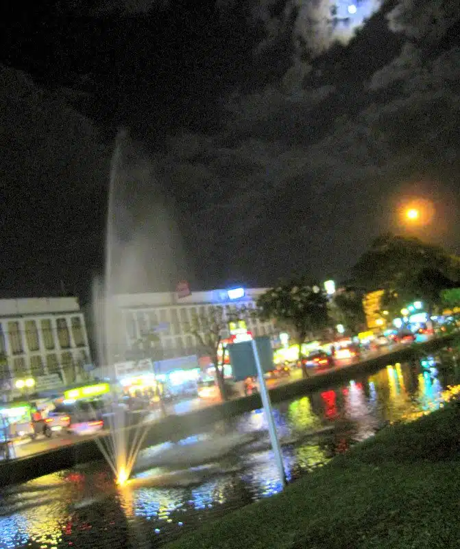 Chiang Mai at night.