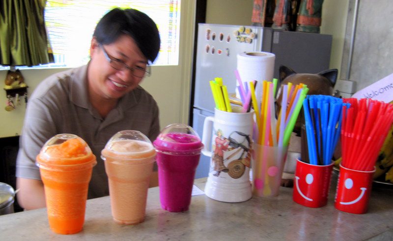 Good smoothies in Chiang Mai.
