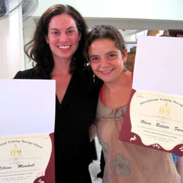 Our Thai Massage school certificates!