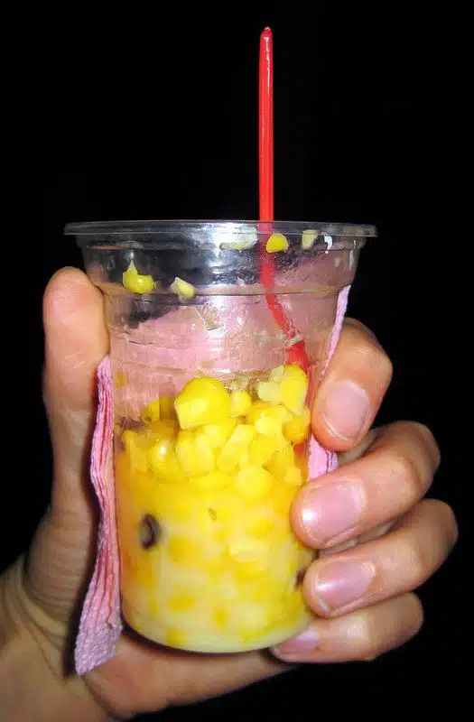Corn with butter and sugar!