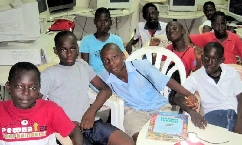 YCC Ghana students.