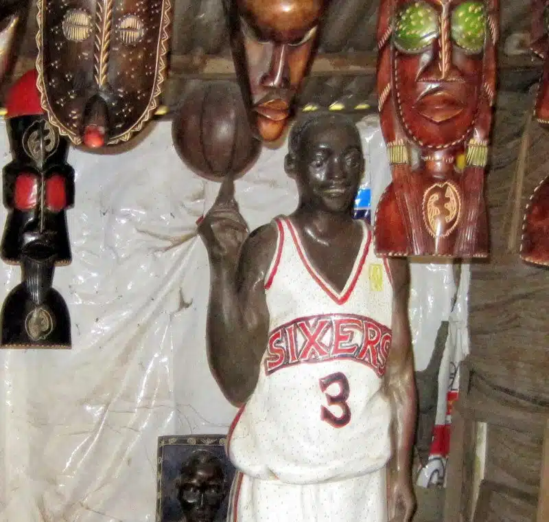 American basketball love in Ghana.