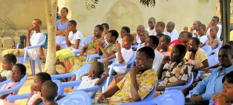 The thoughtful YCC audience.