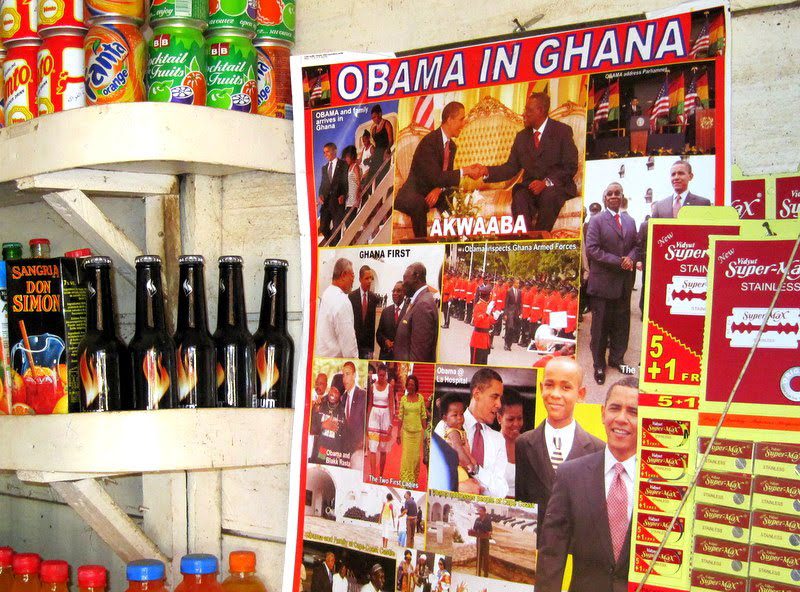 "Obama in Ghana" poster.
