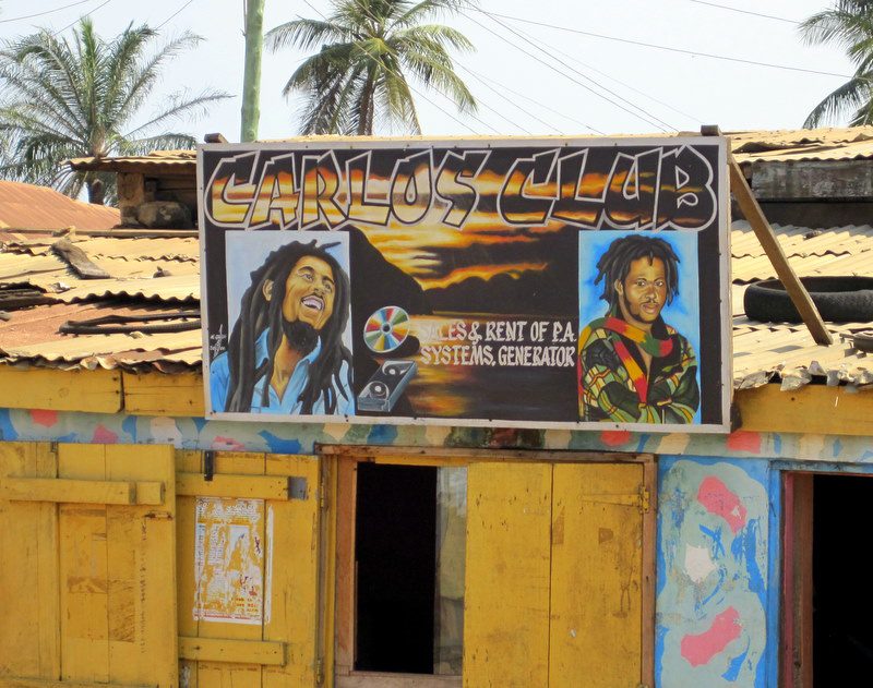 Bob Marley in Ghana.