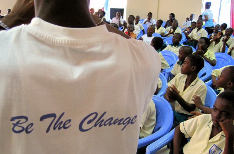 "Be the Change" YCC T-Shirt.