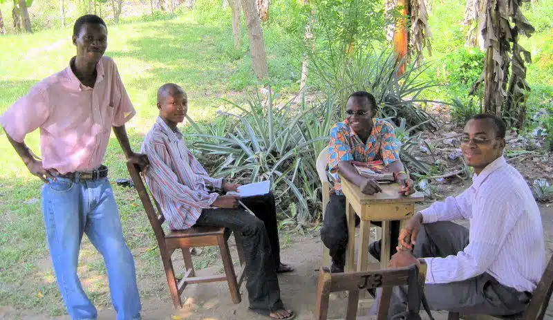 Teachers in rural Ghana.