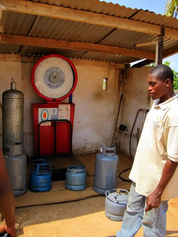 Finding fuel in Ghana.