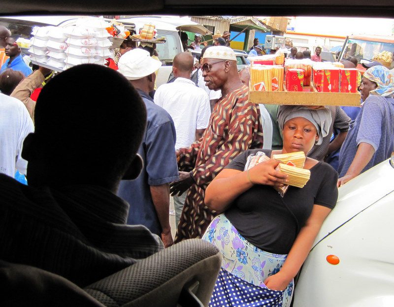 Vendors in Accra, Ghana.