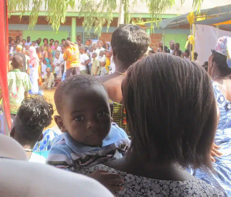A baby in Ghana.