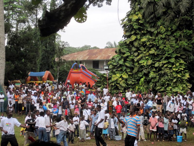 A festival in Aburi, Ghana.