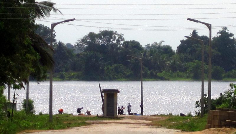 A river in Ghana.