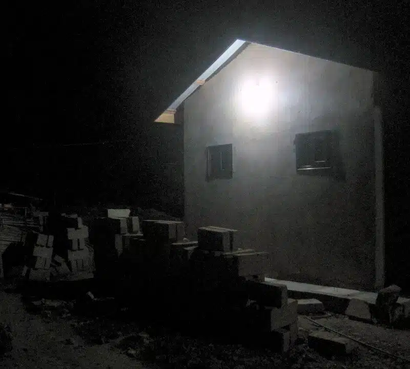 It was a dark and scary night in the guesthouse...