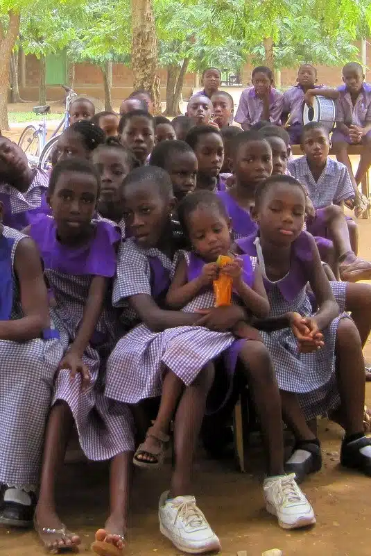 Madame Agnes has helped so many children in Ghana.
