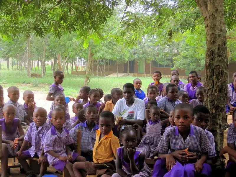 Children at Living Faith in Ghana.