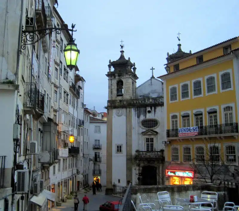 The center of Coimbra.