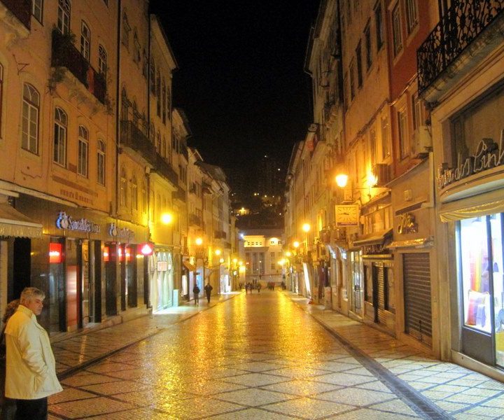 A lovely evening in Coimbra, Portugal.