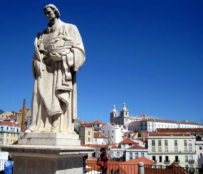A statue in Lisbon, Portugal.