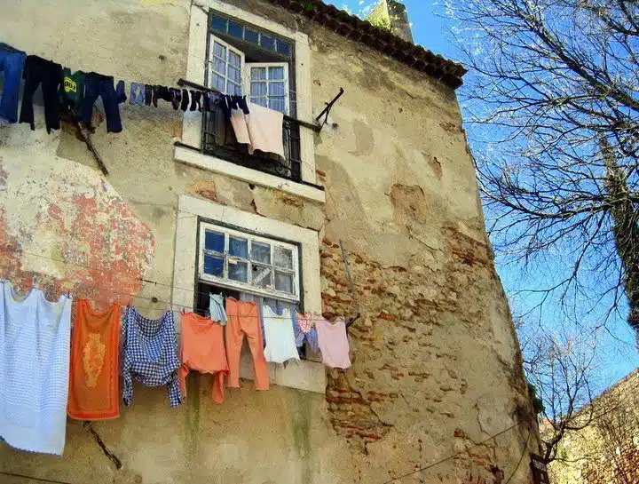 Lines of laundry are beautiful!