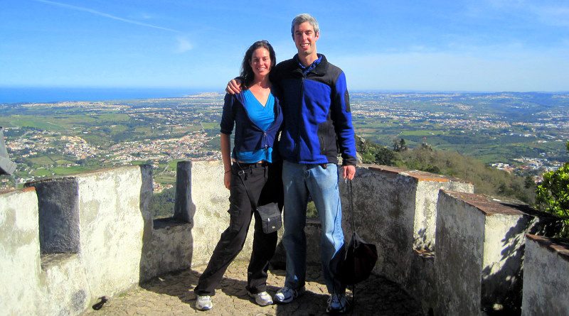 With my brother at Pena Palace, Sintra, Portugal.